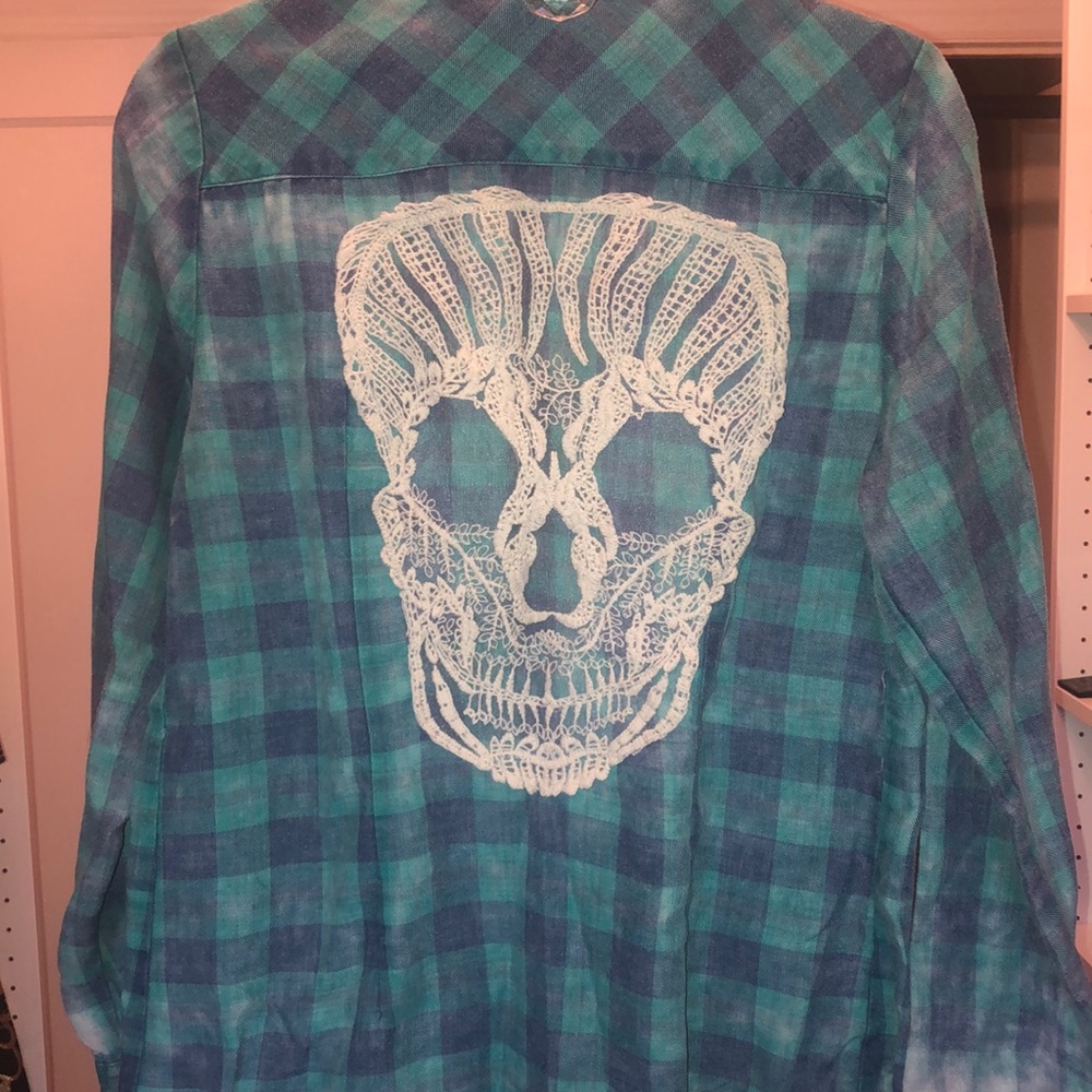 Sugar Skull Flannel